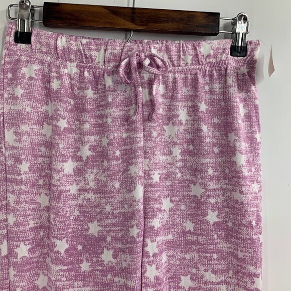 Sleep On It Girls Stars Elastic‎ Drawstring Waist Taper Leg Pajama Pants Size L - Picture 4 of 14